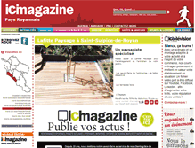 Tablet Screenshot of pays-royonnais.icimagazine.com