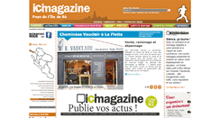 Desktop Screenshot of pays-ile-de-re.icimagazine.com