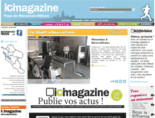 Tablet Screenshot of pays-de-marennes-oleron.icimagazine.com